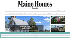 Desktop Screenshot of mainehomes.com