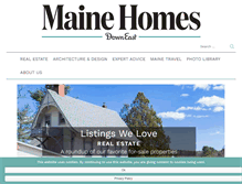 Tablet Screenshot of mainehomes.com